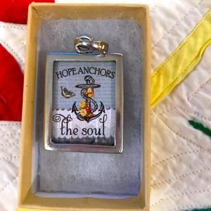 Anchor & ship hope pendant